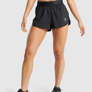 Black training loose fit shorts